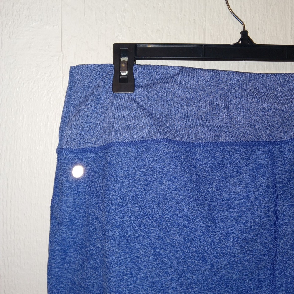 Zella Jogger Pants Womens 2X Blue Heathered Activewear Pockets High Rise - Picture 7 of 7